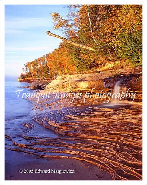 450179---Elliot Creek emptying into Lake Superior.  View 3